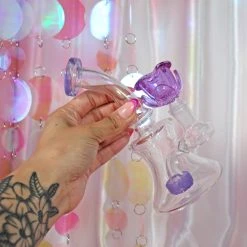 Burning Love Blossom Bong- Purple