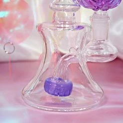 Burning Love Blossom Bong- Purple