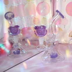 Burning Love Blossom Bong- Purple