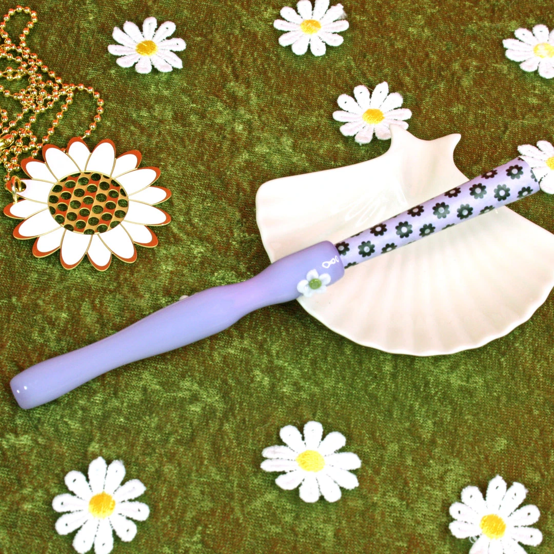 Shop Burning Love Joint Holder/Extender- Purple Flower 3.75" Joint Accessories 5 Shop Burning Love Joint Holder/Extender- Purple Flower 3.75" Joint Accessories