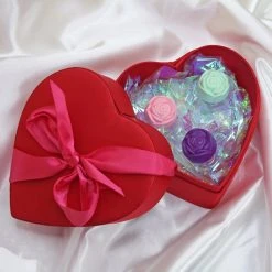 Burning Love Storage Mini Rose Jar- Purple