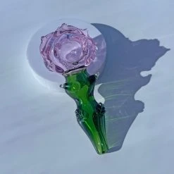 Burning Love Small Rose Bowl- Pink