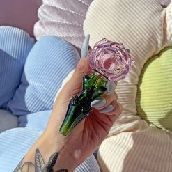 Burning Love Small Rose Bowl- Pink