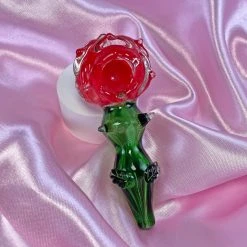 Burning Love Small Rose Bowl- Red