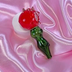 Burning Love Small Rose Bowl- Red