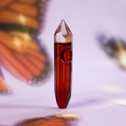 Burning Love Pipes Crystal Pipe- Amber