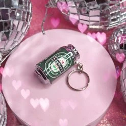 Burning Love Beer Can Keychain Lighter Lighters