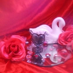 Burning Love Mini Heart Bubbler- Black