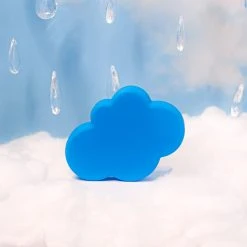 Burning Love Storage Cloud Silicone Container- Blue