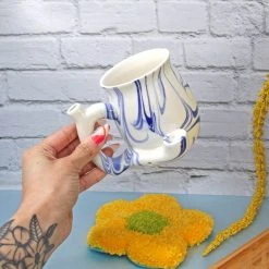 Shop Burning Love Pipes Marbled Wake N Bake Mug Pipe