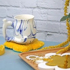 Shop Burning Love Pipes Marbled Wake N Bake Mug Pipe