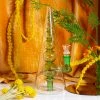 Burning Love Bubble Vase Water Pipe- Green Bongs 1 Burning Love Bubble Vase Water Pipe- Green Bongs
