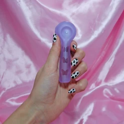 Burning Love Pipes Butterfly Pipe- Purple 6 Burning Love Pipes Butterfly Pipe- Purple