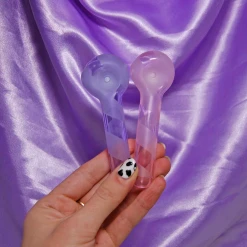 Shop Burning Love Candy Cane Pipe- Pink Pipes