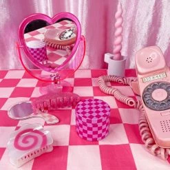 Burning Love Pink Checkerboard Grinder