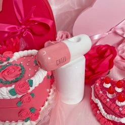 Burning Love Chill Pill Pipe- Pink