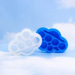 Burning Love Storage Cloud Silicone Container- Blue