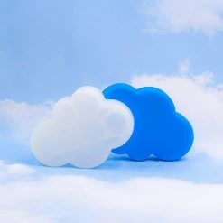 Burning Love Storage Cloud Silicone Container- Blue