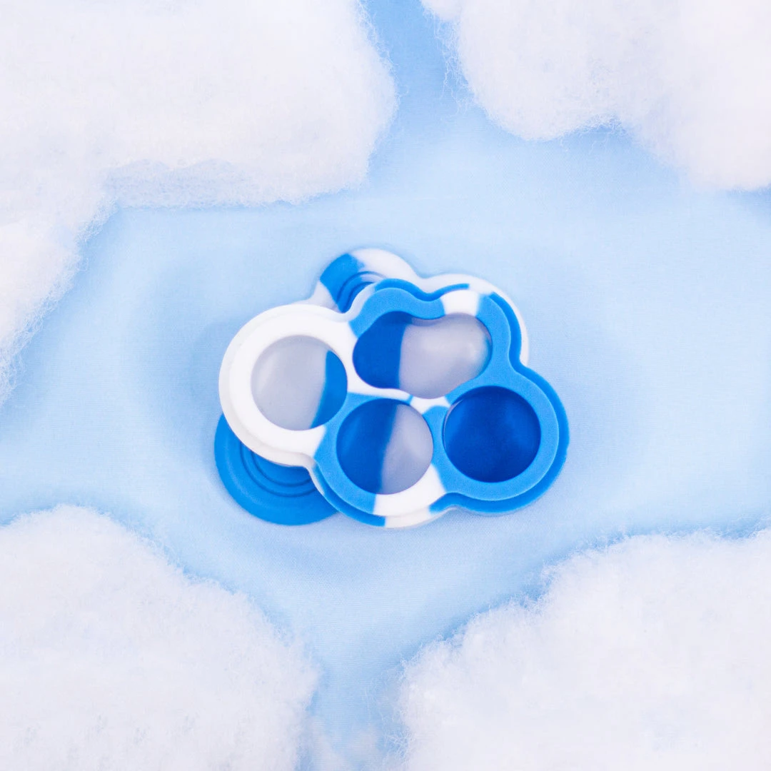 Burning Love Cloud Silicone Container- Tie Dye 11 Burning Love Cloud Silicone Container- Tie Dye