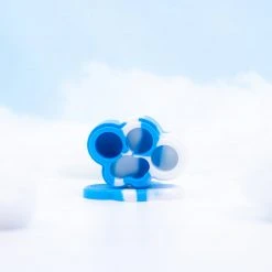 Burning Love Cloud Silicone Container- Tie Dye