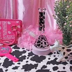 Burning Love Moo! Beaker Bong