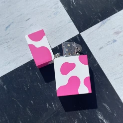 Burning Love Accessories Pink Cow Lighter