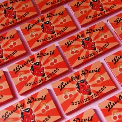 Shop Burning Love Lucky Devil Rolling Papers- Cherry Flavor