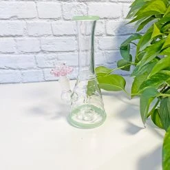 Burning Love Jade Flower Vase Water Pipe