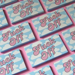 Shop Burning Love Fuck Off Rolling Papers- Watermelon Flavor