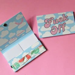 Shop Burning Love Fuck Off Rolling Papers- Watermelon Flavor