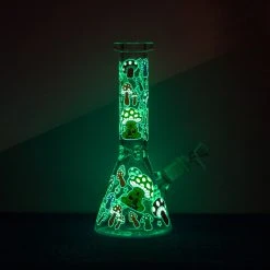 Burning Love 14" XL Rainbow Mushroom Bong Bongs 15 Burning Love 14