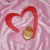 Burning Love Heart Lock Lighter- Gold Lighters