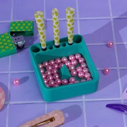 Burning Love Teal Silicone Debowler Ash Tray