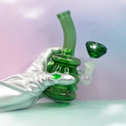 Burning Love Diamond In The Rough Water Pipe- Emerald