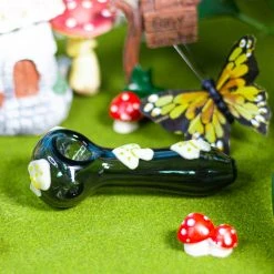 Burning Love Mushroom Bowl- Gray Pipes