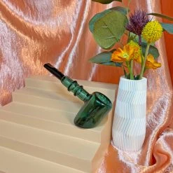 Burning Love Pipes Teal Hammer Pipe