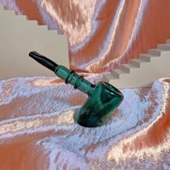 Burning Love Pipes Teal Hammer Pipe