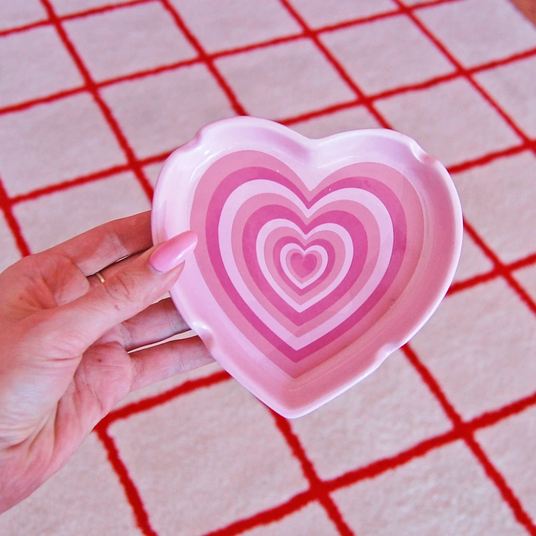Burning Love Hearts Forever Ash Tray Ash Trays Burning Love Hearts Forever Ash Tray Ash Trays