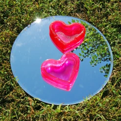 Burning Love Pink Heart Ash Tray