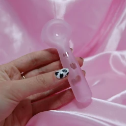 Burning Love Frosted Heart Pipe Pipes