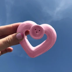 Burning Love Pink Heart Pipe Pipes