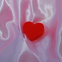 Burning Love Heart Silicone Container- Red