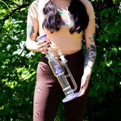 Burning Love 16.5" Heavy Hitter Bong- Lavender