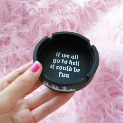 Burning Love Hell Ash Tray Ash Trays