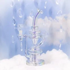 Burning Love Bongs Iridescent Recycler