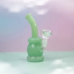 Burning Love Diamond In The Rough Water Pipe- Jade Bongs