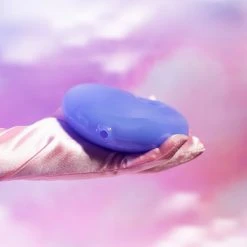 Burning Love Jumbo Party Heart Pipe- Pastel Blue Pipes