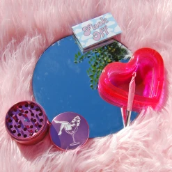 Burning Love Pink Heart Ash Tray