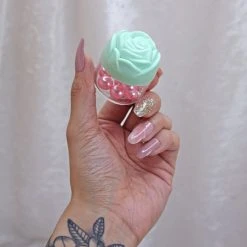 Burning Love Mini Rose Jar- Mint Storage