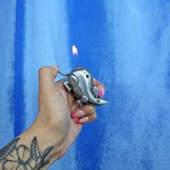 Burning Love Cheese Pipe + Mouse Lighter Set